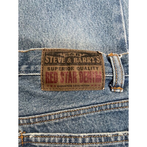 Steve & Barrys Red Star Denim Low Rise Bootcut Jeans S&B 100% Cotton - Picture 6 of 8